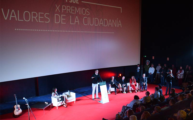 El PSOE isleño cumple una década otorgando sus Premios Valores de la Ciudadanía