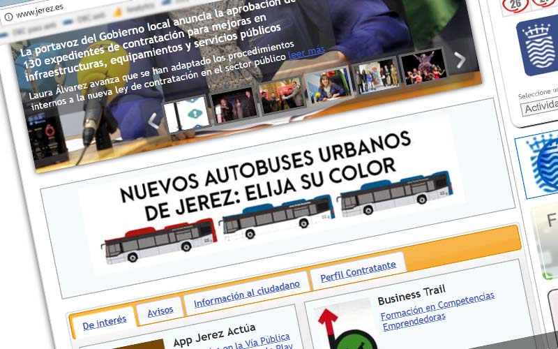Los jerezanos pueden opinar hasta el miércoles sobre el diseño de los nuevos autobuses urbanos