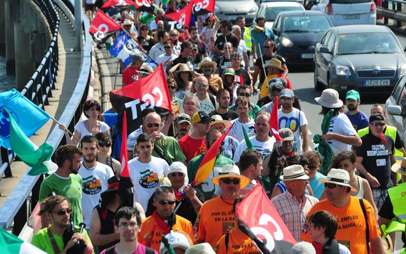 Otro Primero de Mayo en Cádiz: reivindicación, lucha y ‘división’
