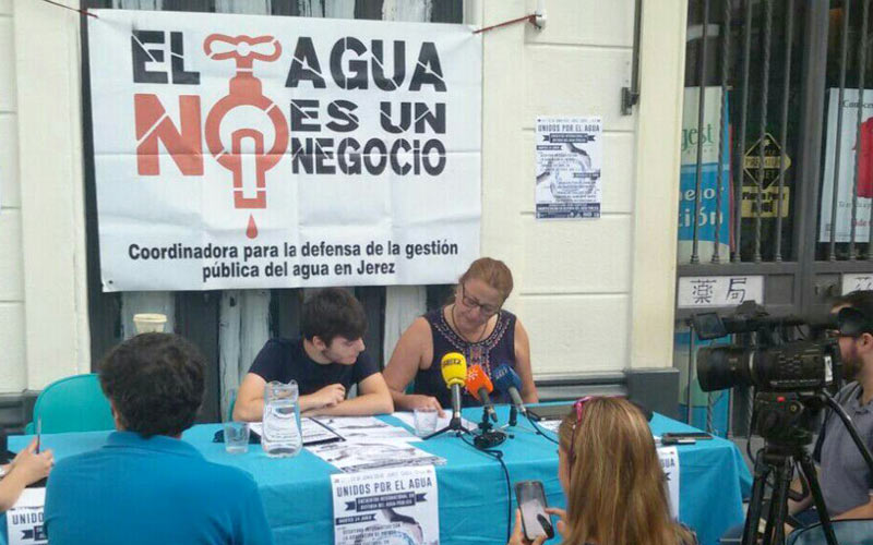 El Gobierno jerezano ignora a la Coordinadora del Agua en su pretensión de ‘fiscalizar’ la gestión e inversiones de Aqualia