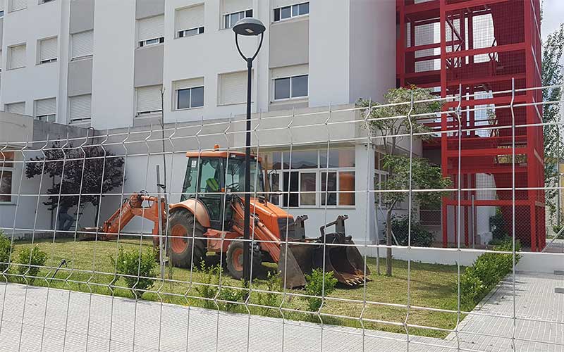 Medio año de obras para la reordenación y optimización de los espacios de la residencia de mayores de Cruz Roja de San Fernando