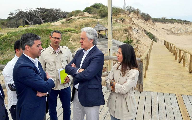 En marcha los trabajos “de emergencia” de Costas en Rota