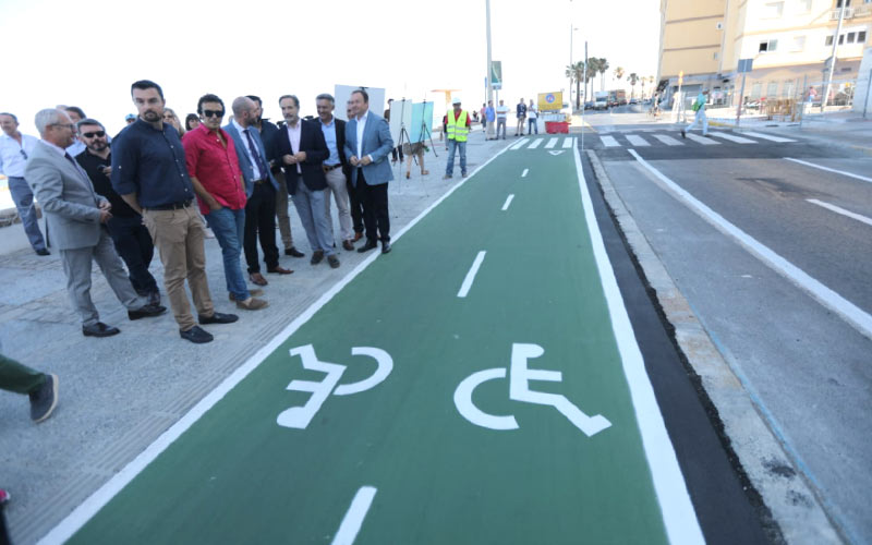 Las obras del carril bici en el casco histórico de Cádiz comenzarán “en agosto o septiembre”