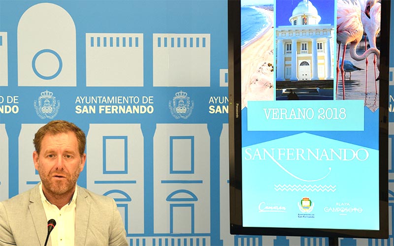 Camarón, el Parque Natural y la playa, la Armada y el patrimonio vinculado a las Cortes, ‘pilares’ de la oferta turística estival de La Isla
