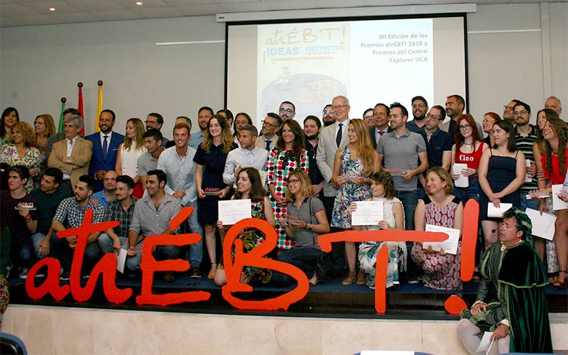 Éxito de convocatoria en los XII Premios atrÉBT! de la UCA, con más de un centenar de participantes y una veintena de galardonados