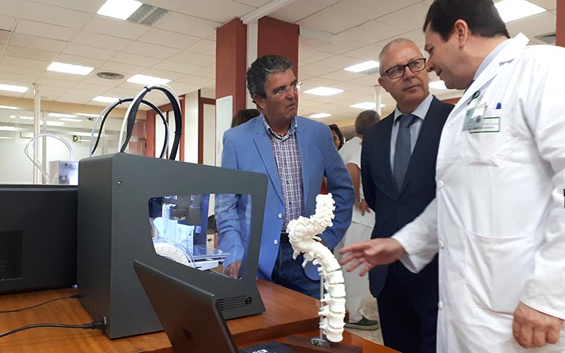 El Puerta del Mar estrena laboratorio de impresión 3D con múltiples usos, desde la planificación quirúrgica a crear prótesis adaptadas