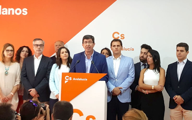 El sanluqueño Juan Marín volverá a ser el presidenciable de Ciudadanos en Andalucía tras sumar ni 1.300 votos en sus primarias