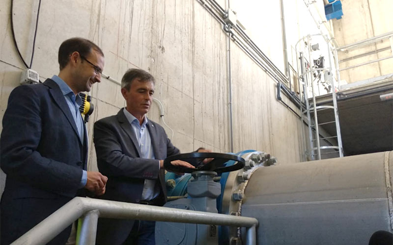 En servicio las nuevas conducciones de abastecimiento de agua al complejo de Costa Ballena, que “mejoran y garantizan el suministro”