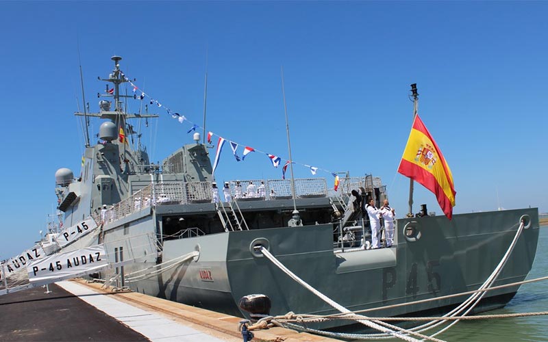 La Isla entrega a la Armada el ‘Audaz’, y ya espera construir otro BAM