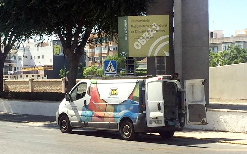 El apeadero de autobuses ya está en obras, aunque no lo parezca