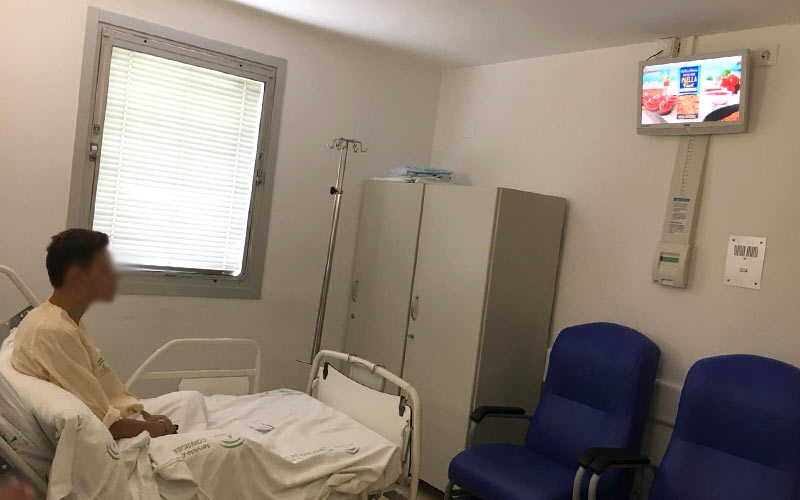 La tele ya es gratis en el Hospital de Jerez