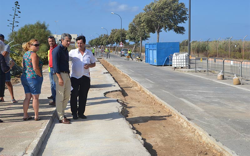 Obras contra las inundaciones en la red de saneamiento de Buen Pastor