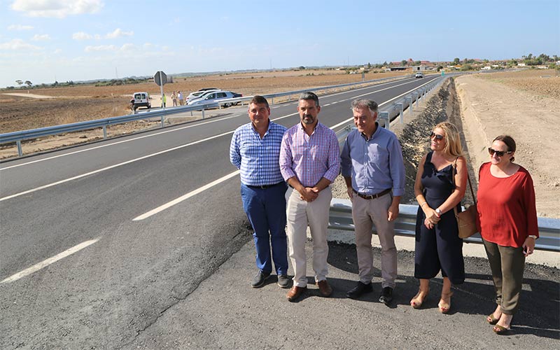 La A-2078, entre Rota y Jerez, ya es un poco más “segura”
