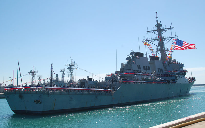 La US Navy califica de “excepcional” el trabajo de los astilleros gaditanos y prórroga el mantenimiento de sus destructores en Rota