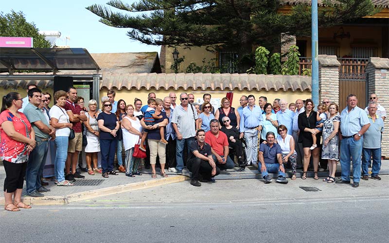 Panzacola homenajea a uno de sus vecinos inolvidables