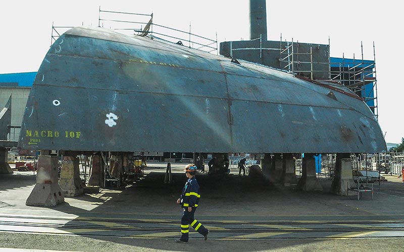 En vigor el contrato con Arabia Saudí que supone cinco años de faena para La Isla: “todos los países querrían una empresa como Navantia”