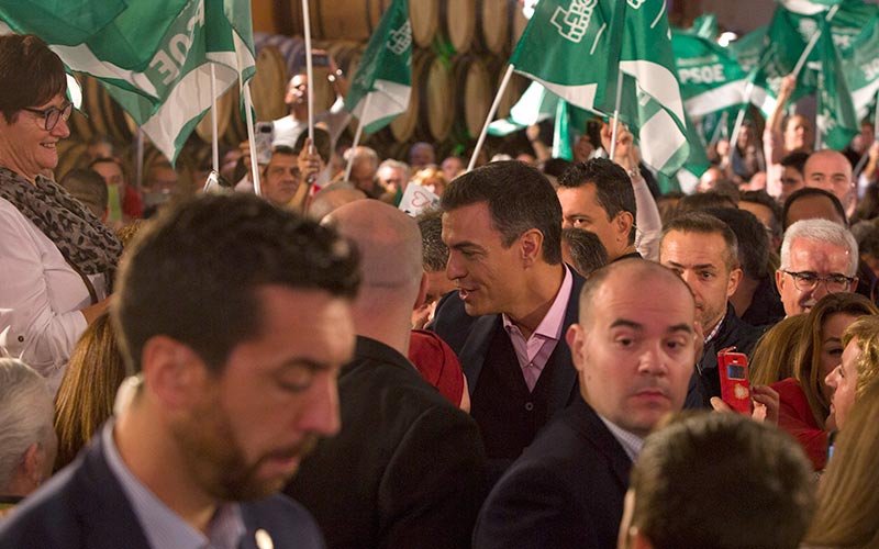 Sánchez, Casado y Rivera, de campaña ¿andaluza? en Cádiz