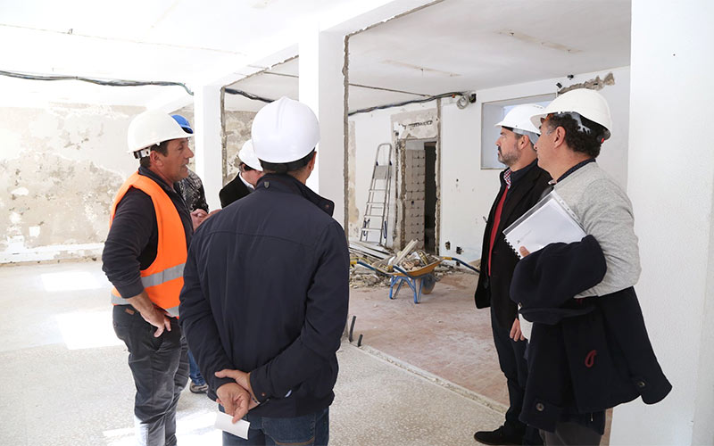 Comienza la ambiciosa rehabilitación integral del edificio de Plaza de España que también pondrá en valor la muralla medieval