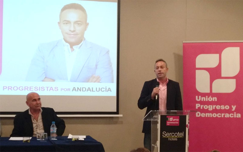 UPyD ‘existe’ y promete “un cambio progresista” en Andalucía frente al “bipartidismo”; el linense Antonio Moreno encabeza su lista por Cádiz