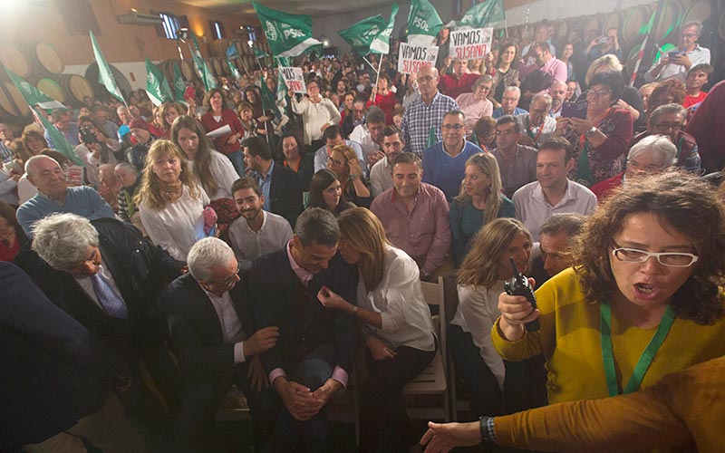 Las urgencias de La Longuera “mermadas” durante el mitin del PSOE; CSIF reprocha el uso de medios públicos para un evento privado