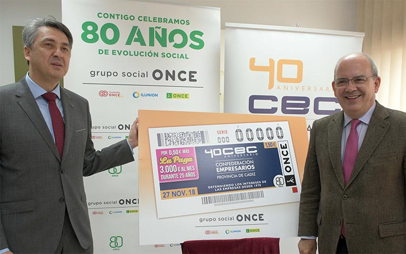 El 40 aniversario de la CEC, en el cupón de la ONCE