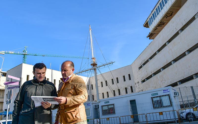 El PP se compromete a volver a darle vida al edificio de Náutica reubicando allí el CAS, y “liberando” a su vez el Balneario de la Palma