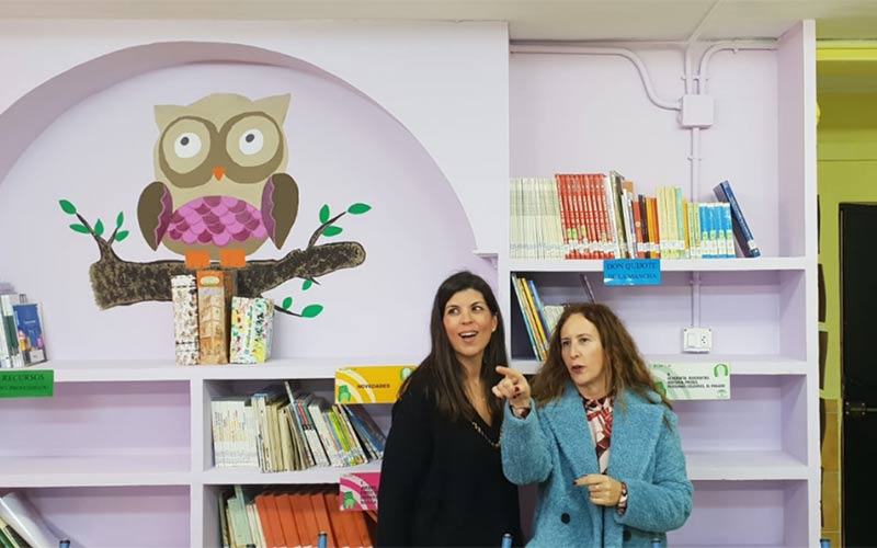 El colegio Reggio estrena algo más que su biblioteca