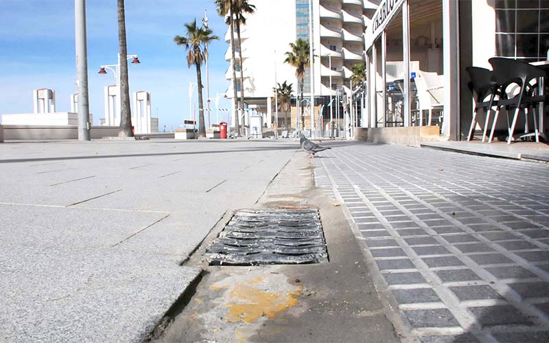 Ortiz (PP) advierte de que “de seguir así”, las obras del carril bici del paseo marítimo “están condenadas a la reparación cuando llueva”
