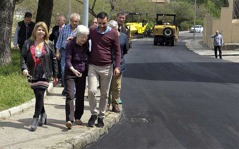 Semanas antes de las elecciones comenzarán a reasfaltarse más de 60 viales en Jerez, gracias a fondos de la Diputación