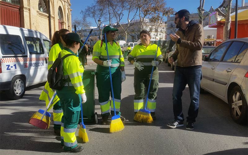 Los Reyes ‘dejan’ en El Puerto cerca de 200 toneladas de basura