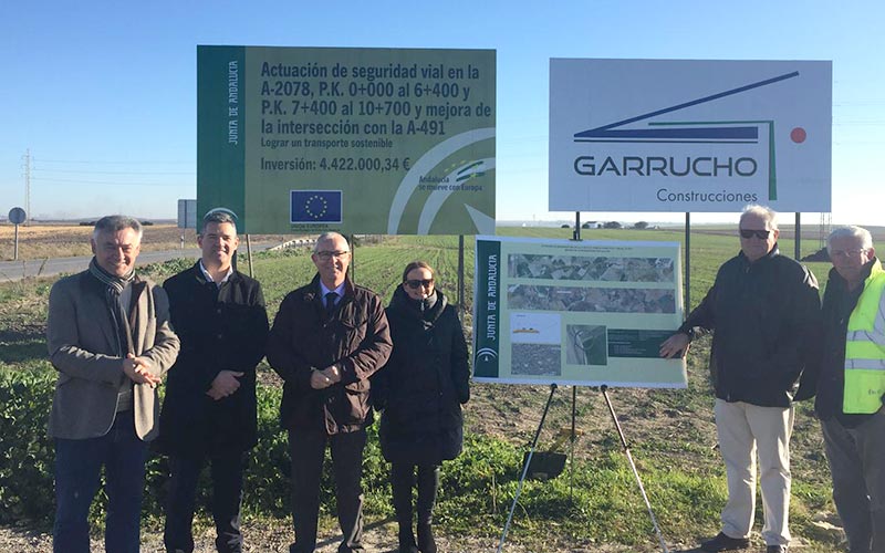 Comienzan las obras que mejorarán la seguridad vial de la carretera A-2078, satisfaciendo una demanda histórica de Rota