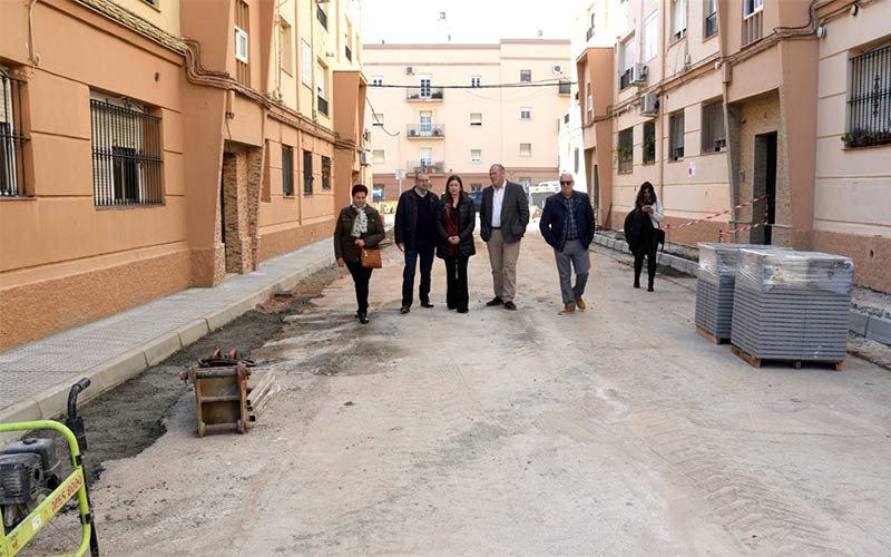 Avanza la reforma de la calle Río Frío en Carlos III
