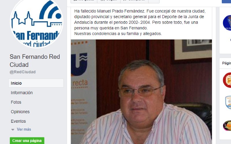 La Isla despide a Manolo Prado, “imprescindible para el andalucismo y para el progreso y desarrollo de la ciudad y del deporte local”