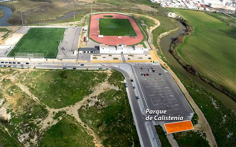 La zona deportiva de Huerta Mata contará con un parque de calistenia