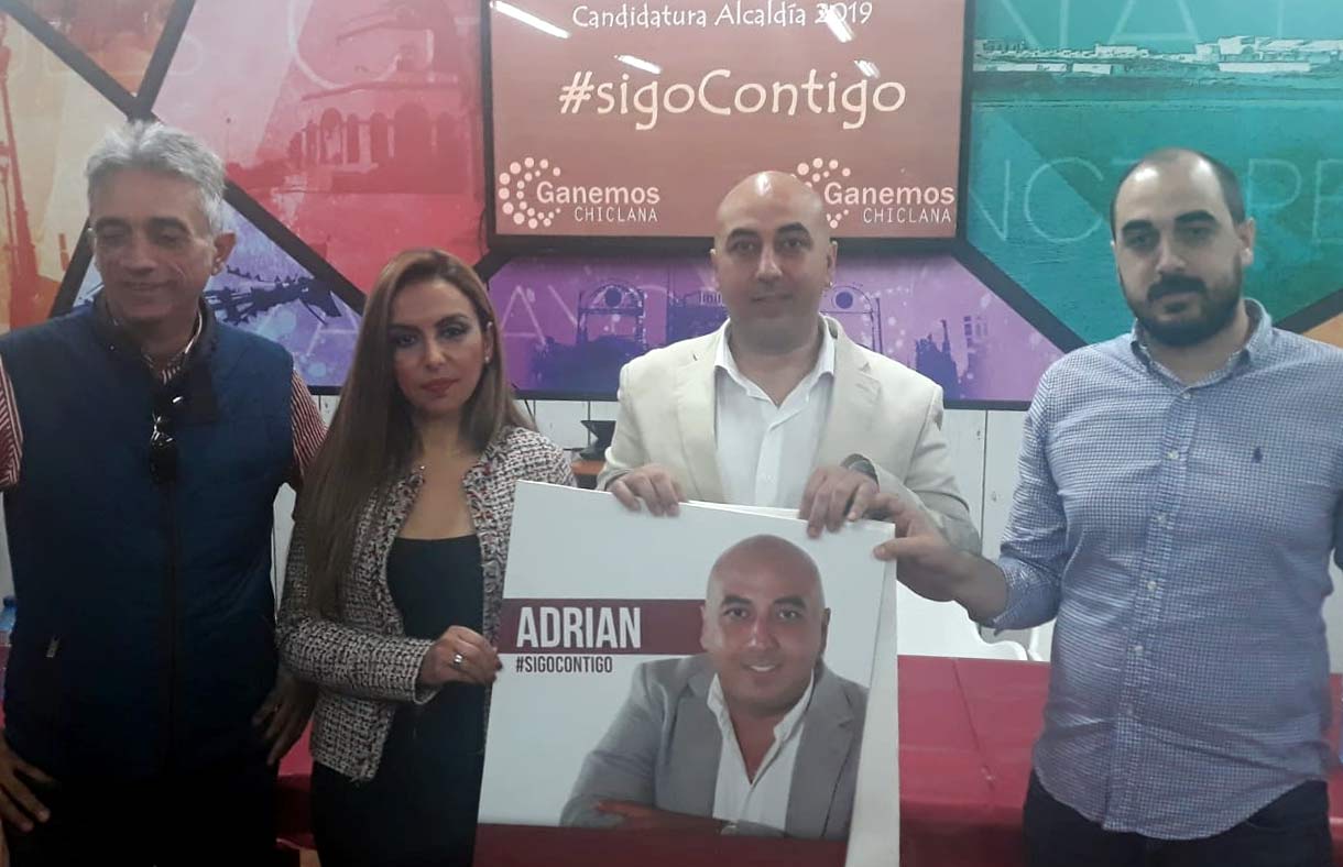 “El cien por cien” de la militancia de Ganemos Chiclana apoya a Adrián Sánchez para que repita como el alcaldable de cara a las municipales