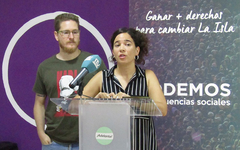 Podemos traslada al PSOE una serie de condiciones “sociales y laborales” para facilitar que Cavada pueda gobernar sin andalucismo