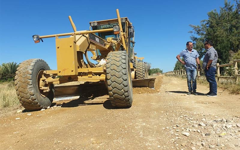 Se invierten 30.000 euros para adecentar los caminos rurales roteños de titularidad municipal