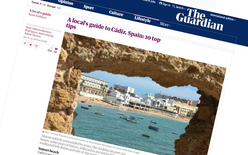 The Guardian y Daily Mail ‘venden’ Cádiz al turista británico