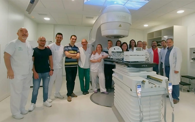 Más de mil pacientes oncológicos han sido atendidos por la Unidad de Radioterapia del Hospital de Jerez en sus primeros dos años