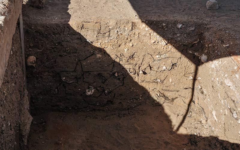 Acceden al cementerio de San José y causan destrozos en la zona de excavación arqueológica con restos de represaliados del franquismo