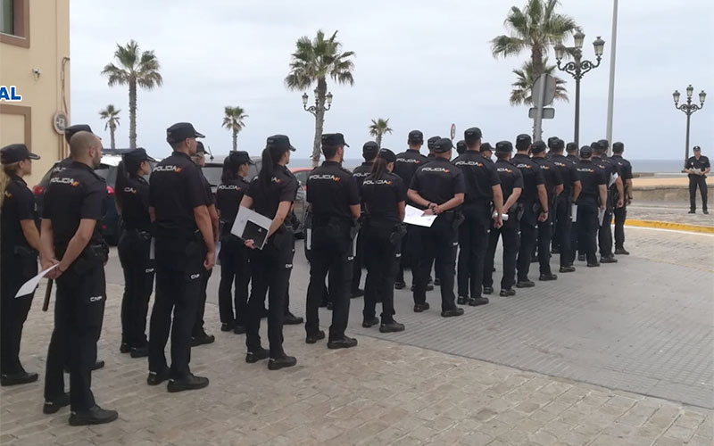 Llegan más de 200 policías en prácticas a la provincia de Cádiz