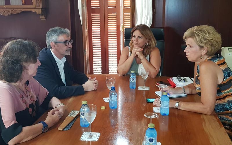 Piniella y Amaya se ‘ven’ por primera vez y destacan la importancia de “reforzar más la interacción” entre la universidad y Puerto Real