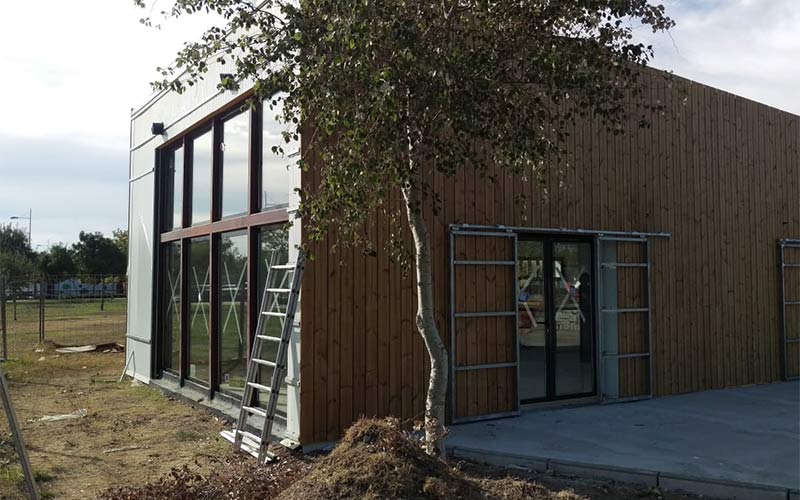 La proyectada sala polivalente del parque Laguna del Moral, un poco más cerca