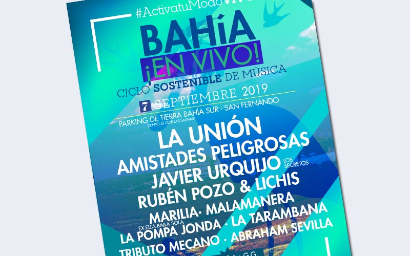 Música ochentera (y “sostenibilidad”), este sábado en Bahía Sur