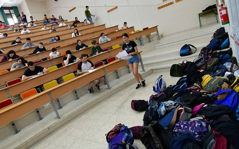 1.100 estudiantes de la provincia gaditana se enfrentan a Selectividad