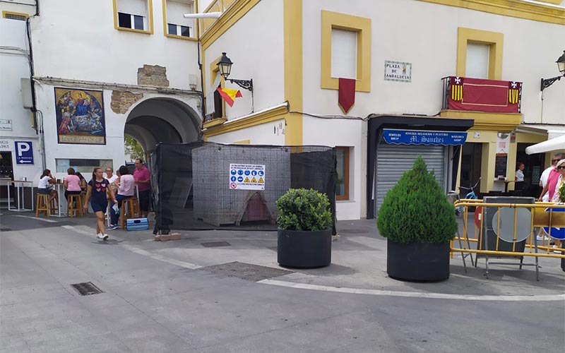 Avanza la rehabilitación del edificio de plaza de España