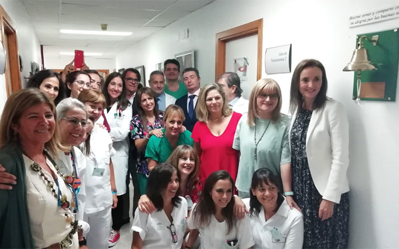 Una ‘campana’ para celebrar el fin de tratamientos en pacientes oncológicos y trasladar esperanza a quienes luchan contra el cáncer
