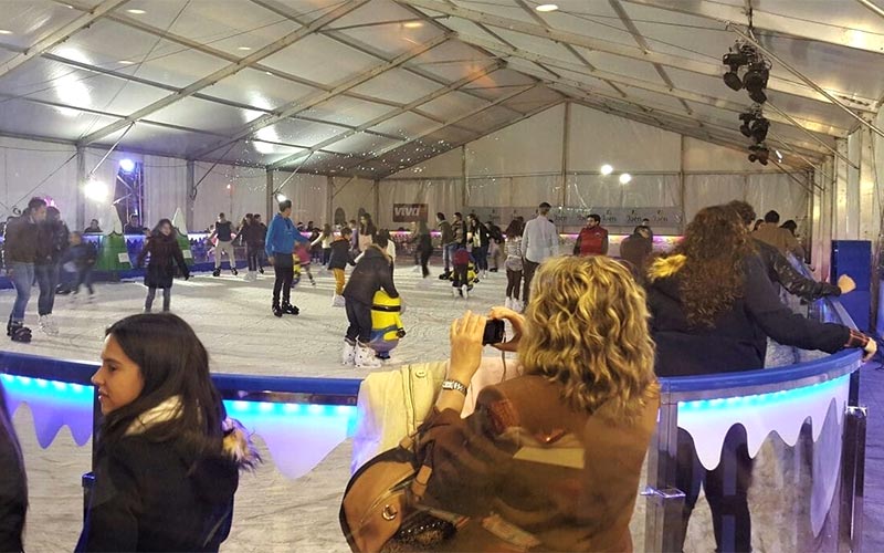 La pista de patinaje navideña “más grande de la Bahía”, en El Puerto