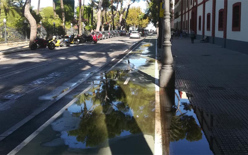 La comisión provincial de Patrimonio tendrá la última palabra sobre los pasos de peatones elevados y el color del carril bici en intramuros