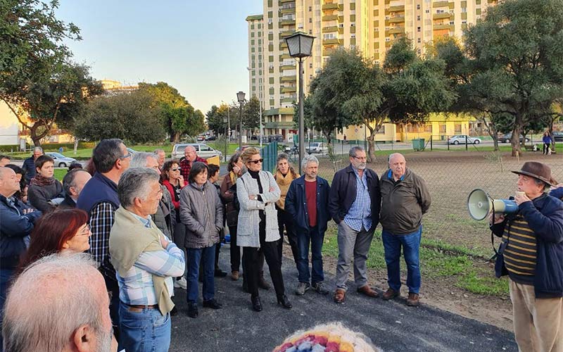 Alarma por el asfaltado en Jerez de parques y jardines